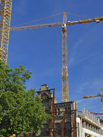 Baustelle auf der Kreuzung Komödienstraße Tunisstraße Fotos