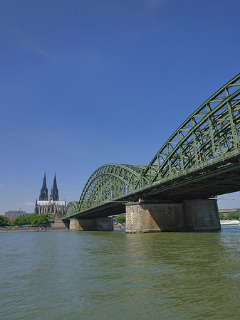 Foto Hohenzollernbrücke am Kölner Dom - Köln