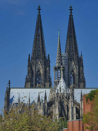 Foto Steinmauer zum Kölner Dom - Köln