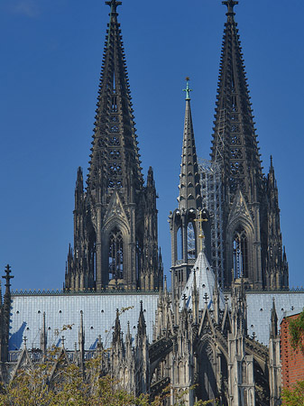 Steinmauer zum Kölner Dom Fotos