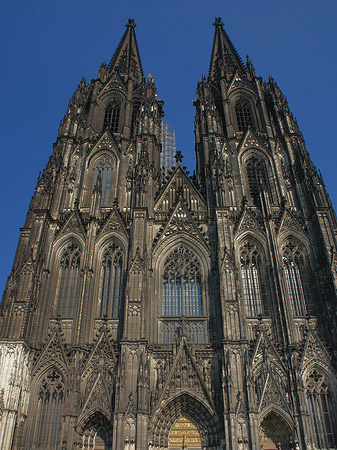 Fotos Touristen tummeln sich vor Kölner Dom