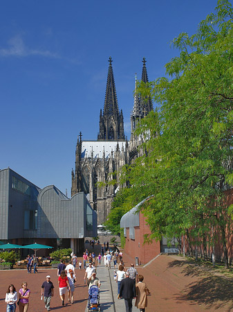 Fotos Weg zum Kölner Dom