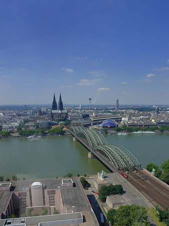 Hohenzollernbrücke und Kölner Dom Fotos