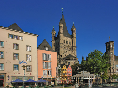 Groß St Martin hinter Fischmarkt Fotos