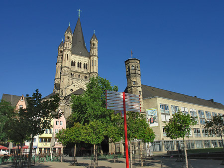 Schild vor Groß St.Martin