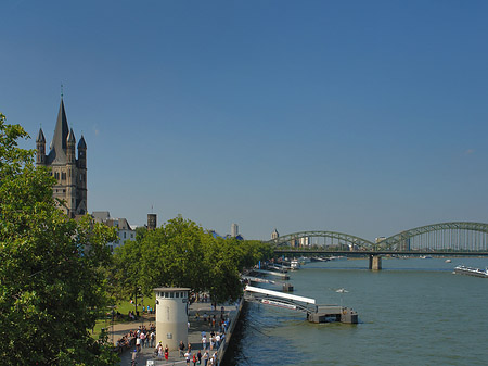 Frankenwerft bis Hohenzollernbrücke Foto 