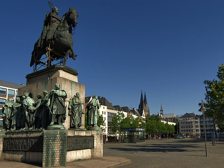 Foto Reiterstandbild - Köln