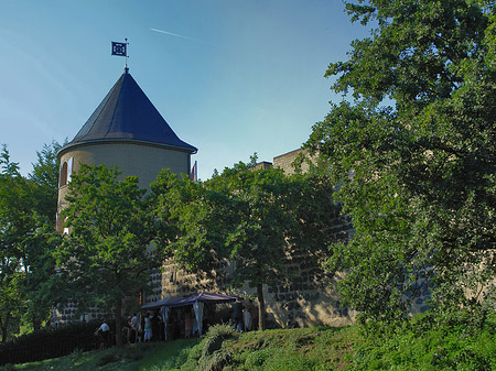 Stadtmauer und Sachsenturm am Sachsenring