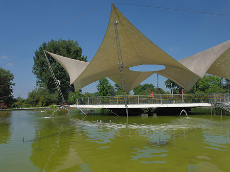 Tanzbrunnen im Rheinpark Fotos