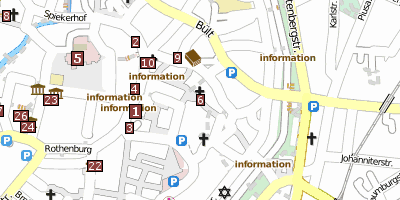 Dominikanerkirche  Stadtplan