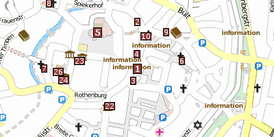 Stadtplan Historisches Rathaus Münster