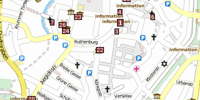 Stadtplan Kunstmuseum Pablo Picasso Münster