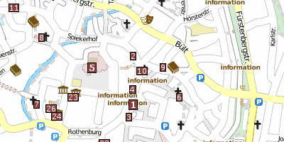 St. Lamberti  Stadtplan