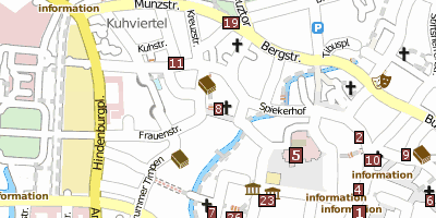 Stadtplan Überwasserkirche Münster